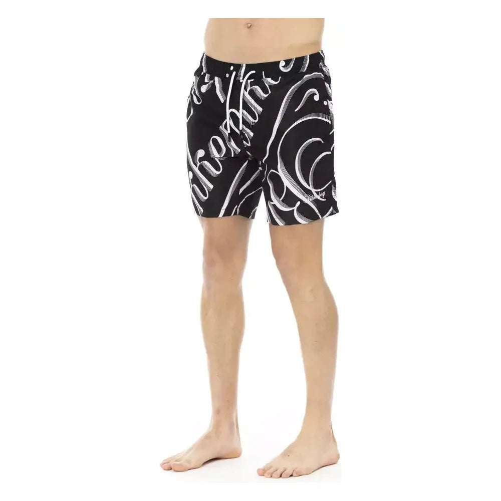 Bikkembergs Sleek All-over Print Men's Swim Shorts Bikkembergs