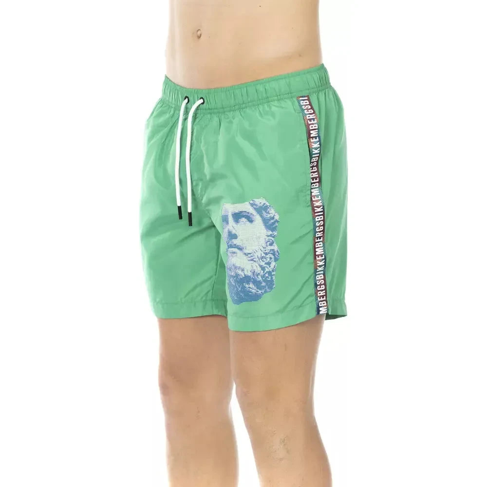 Degradé Print Swim Shorts With Pockets