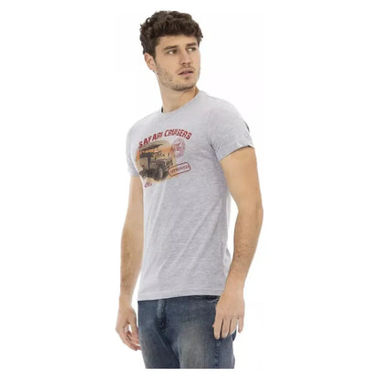 Trussardi Action Gray Cotton Men's T-Shirt