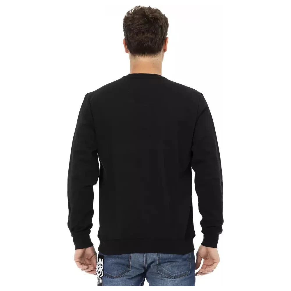 Sleek Cotton Crewneck Sweatshirt with Logo