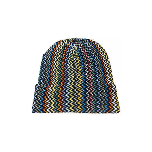 Geometric Fantasy Multicolor Wool Hat