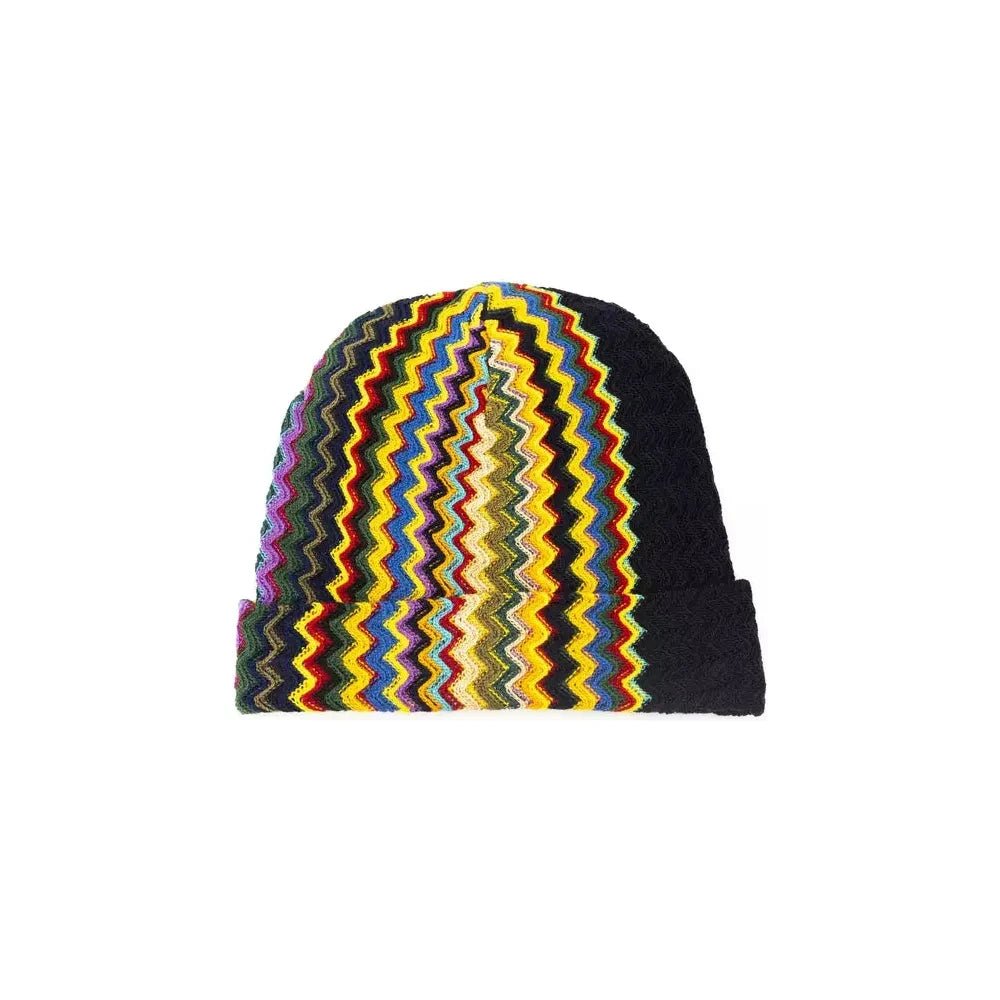 Geometric Fantasy Wool Blend Hat