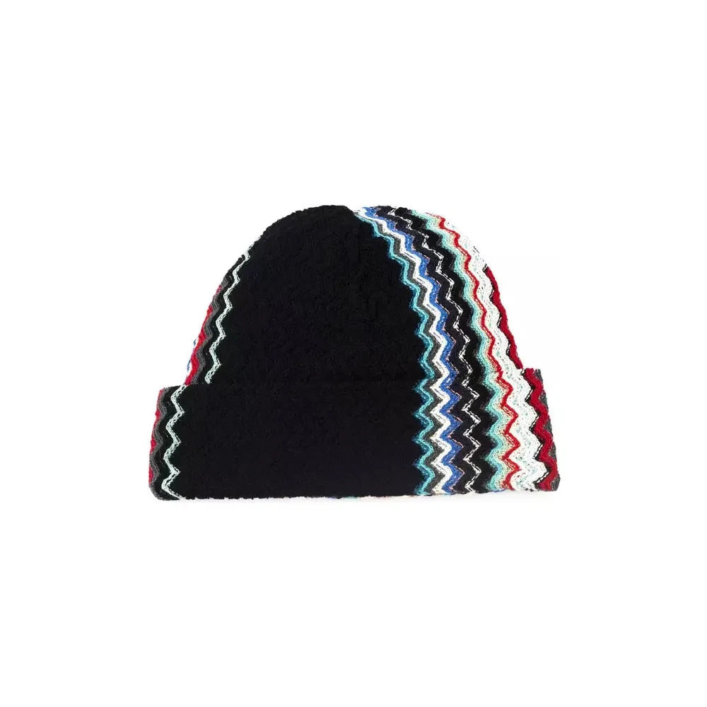 Geometric Fantasy Multicolor Wool Blend Hat