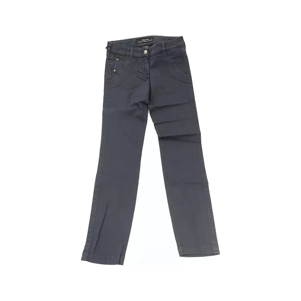 Chic Slim-Fit Pony Skin Label Jeans