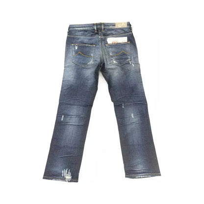 Jacob Cohen Blue Cotton Jeans Denim Jacob Cohen