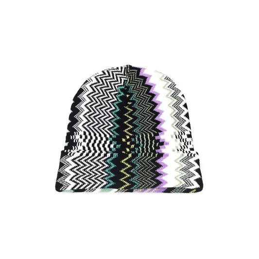 Geometric Fantasy Multicolor Wool-Blend Hat