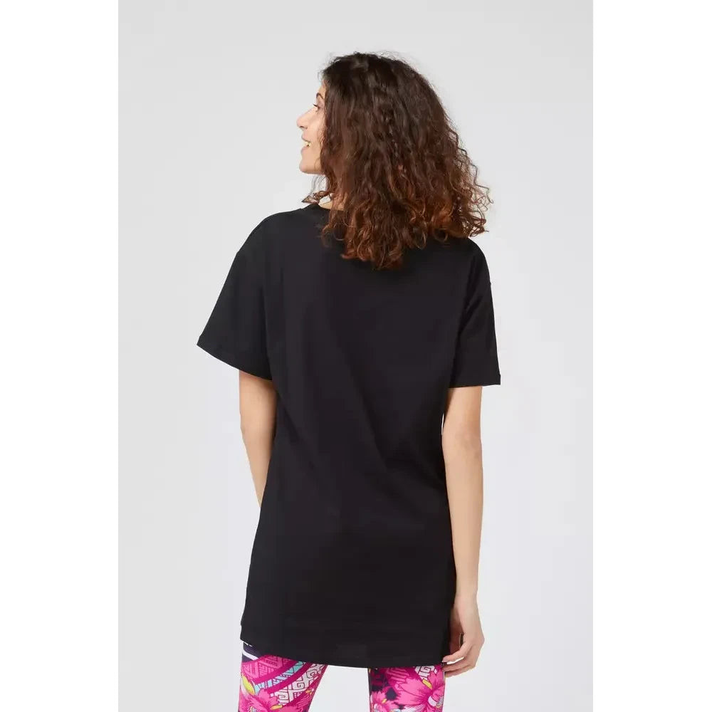 Oversized Cotton Tee with Bold Front Print