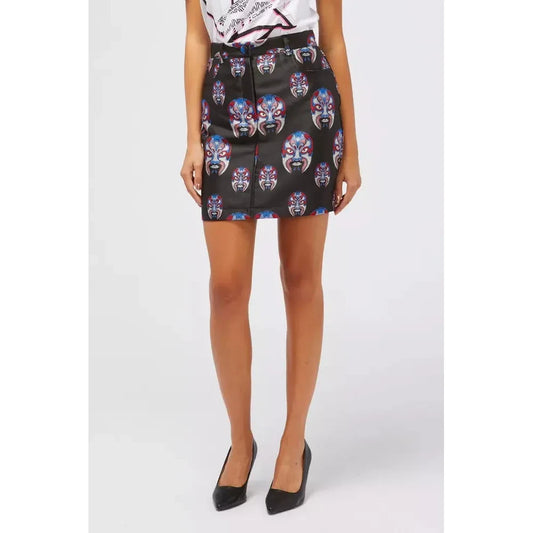 Oriental Fantasy Buttoned Skirt