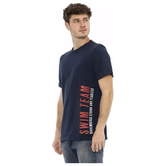 Army Cotton Blend Printed T-shirt