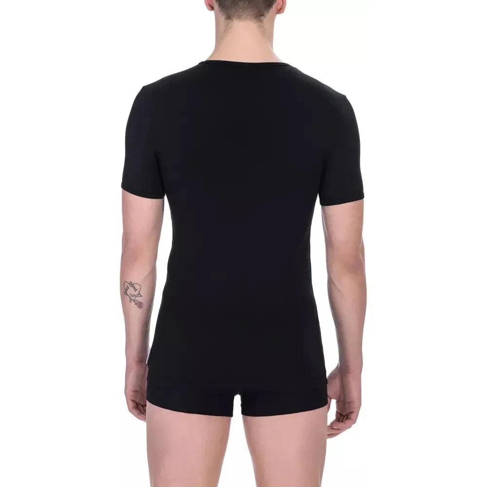 Bikkembergs Sleek Bi-Pack Crew Neck Cotton Tees Bikkembergs