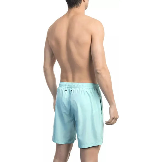 Elegant Light Blue Swim Shorts