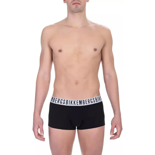 Elegant Black Cotton Trunk Twin Pack