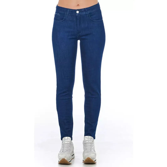 Frankie Morello Chic Multi-Pocket Skinny Denim Frankie Morello