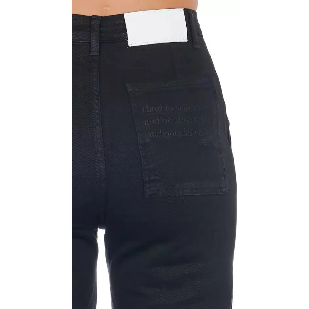 Chic High-Waist Cropped Trousers