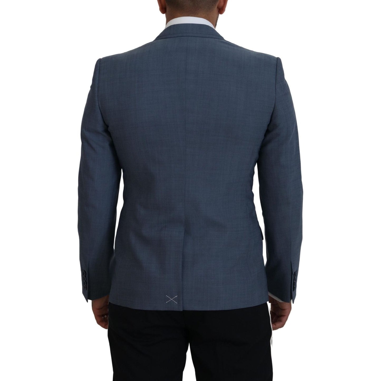 Elegant Blue Single Breasted Sport Blazer