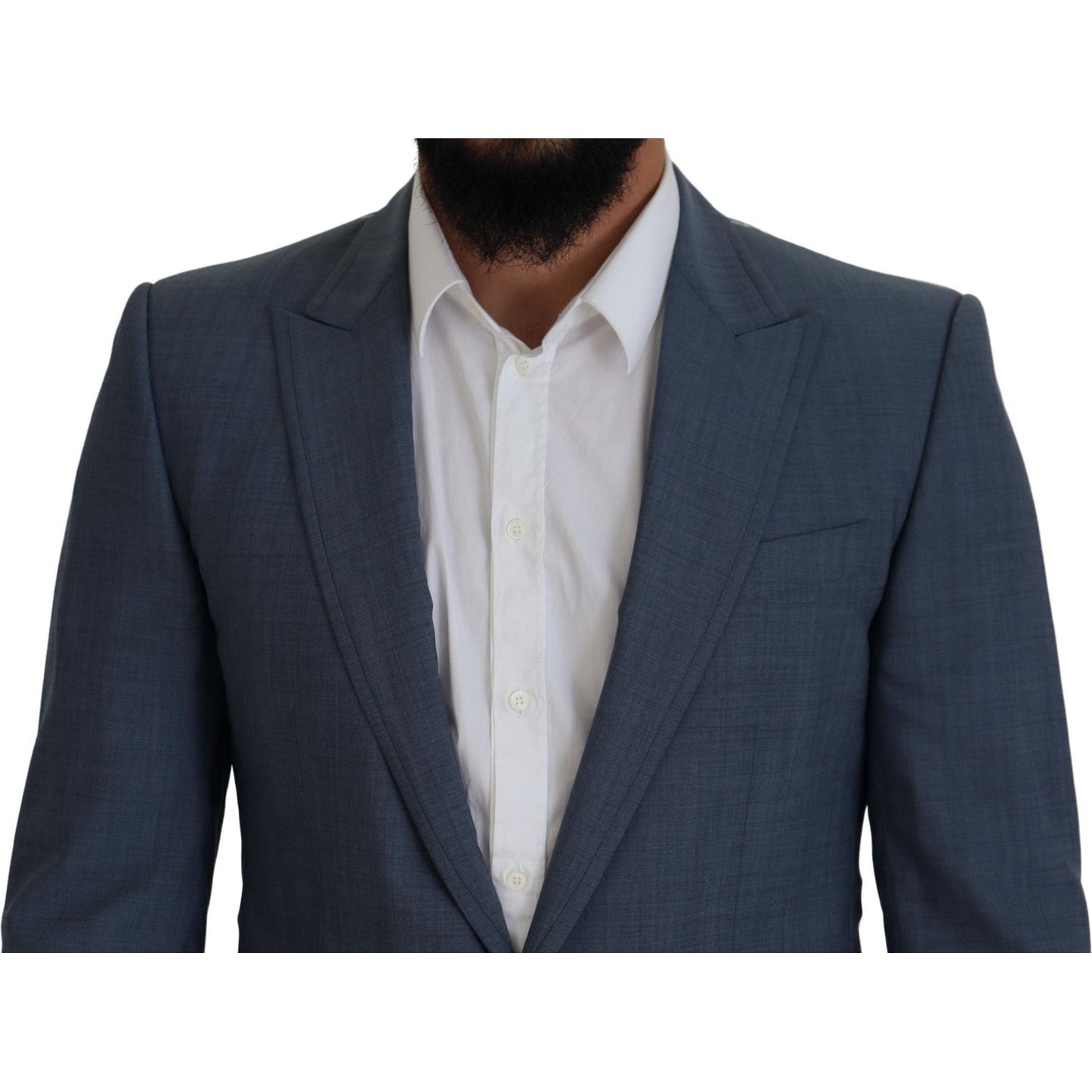 Elegant Blue Single Breasted Sport Blazer