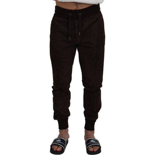 Stunning Authentic Jogger Pants in Brown