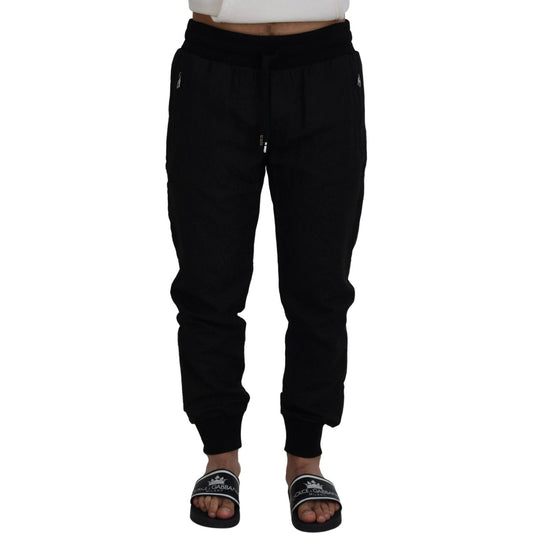 Elegant Black Jogger Pants for the Modern Man