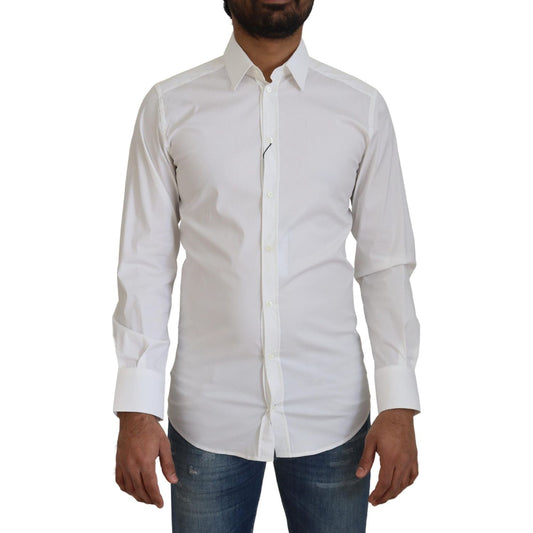 Dazzling White Slim Fit Dress Shirt