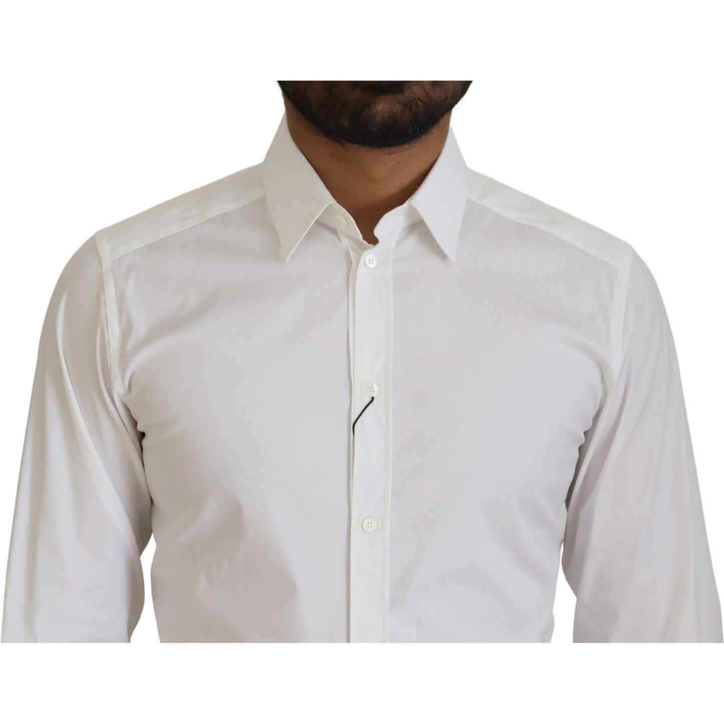 Dazzling White Slim Fit Dress Shirt