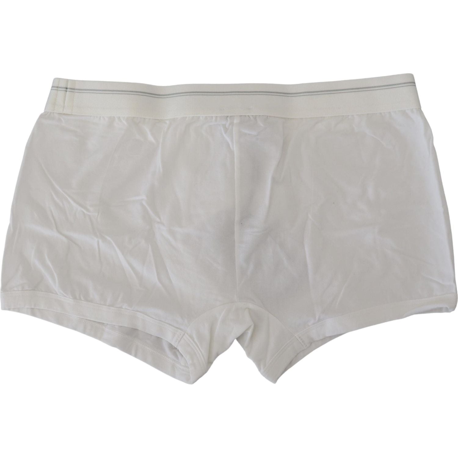 Dolce & Gabbana White Cotton Blend Regular Boxer Underwear