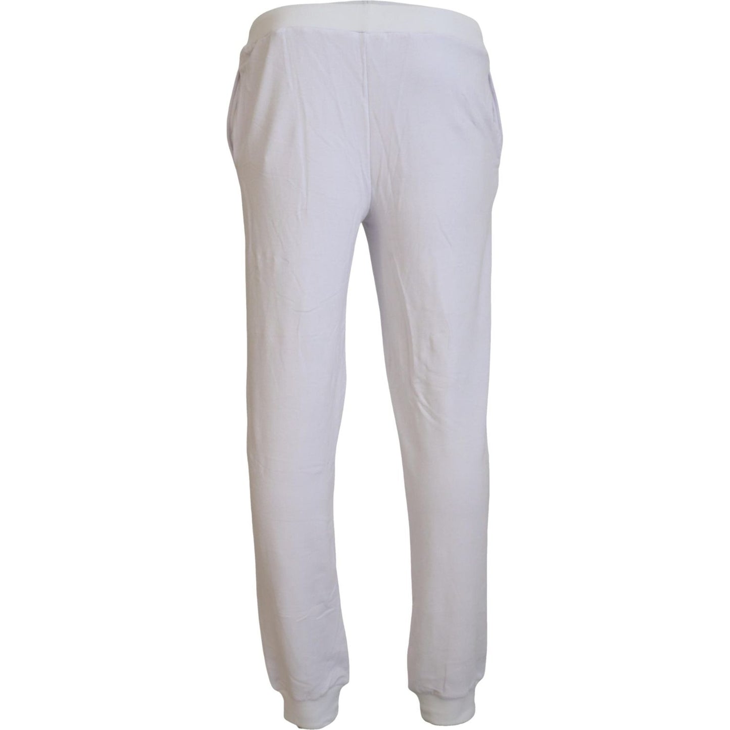 Chic White Jogger Pants - Casual Elegance