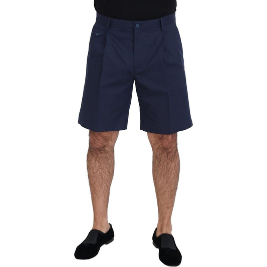 Dolce & Gabbana Elegant Blue Chino Shorts Dolce & Gabbana