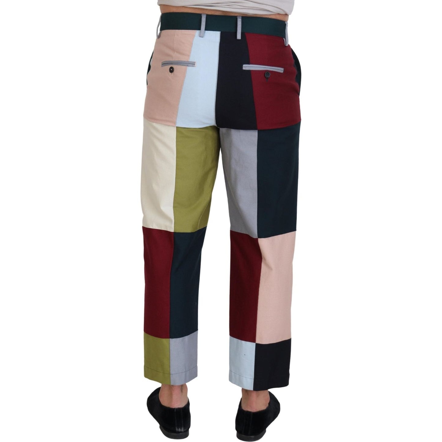 Stunning Multicolor Patchwork Pants