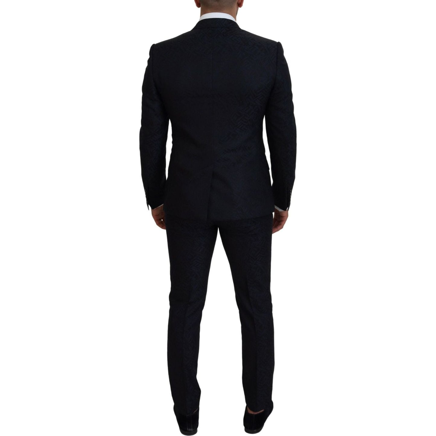 Sleek Martini Style Wool-Silk Men's Suit