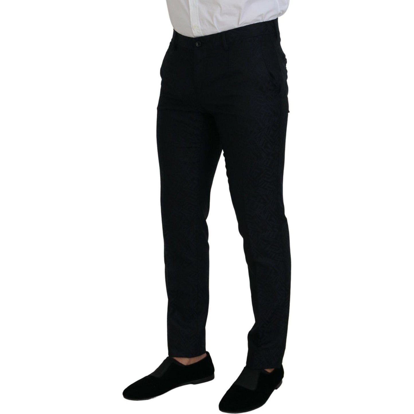 Sleek Martini Style Wool-Silk Men's Suit