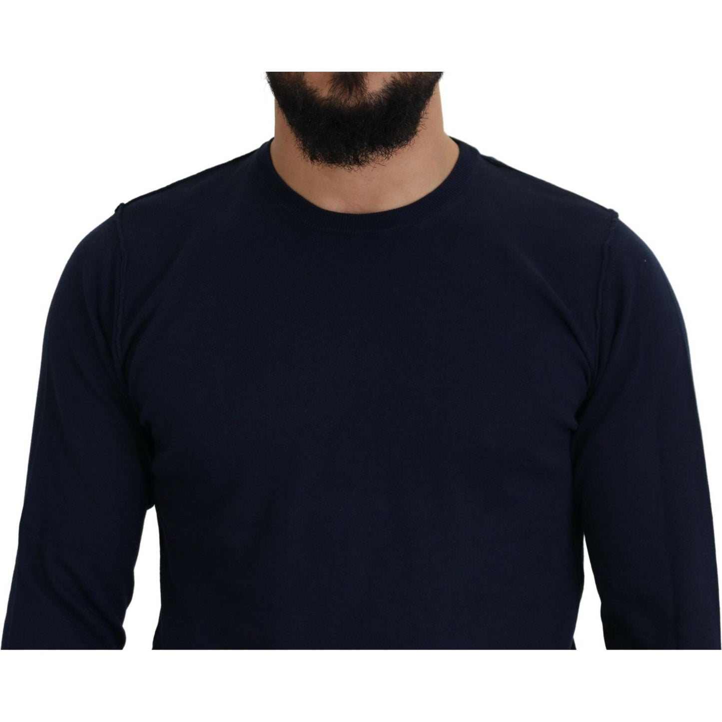 Authentic Crewneck Blue Pullover Sweater