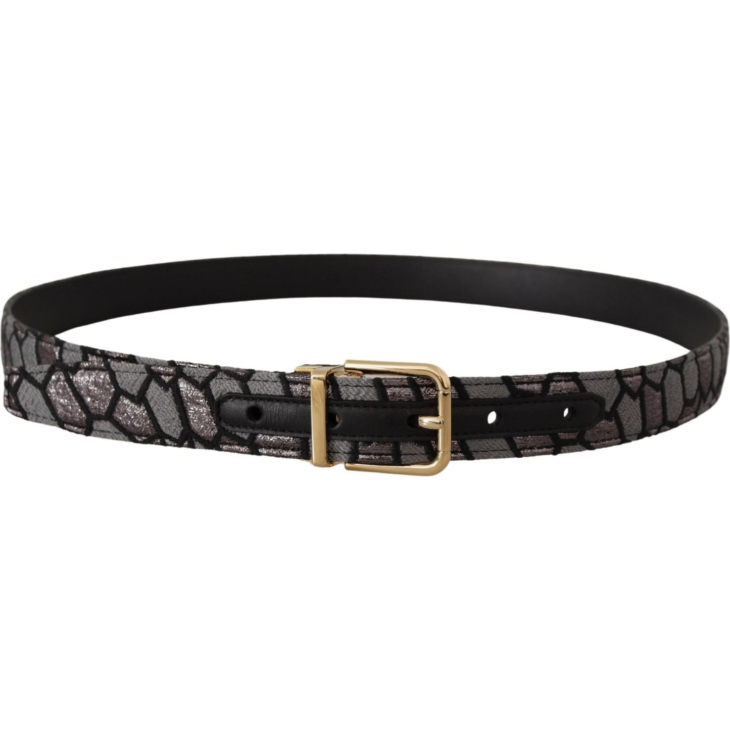 Multicolor Leather Statement Belt