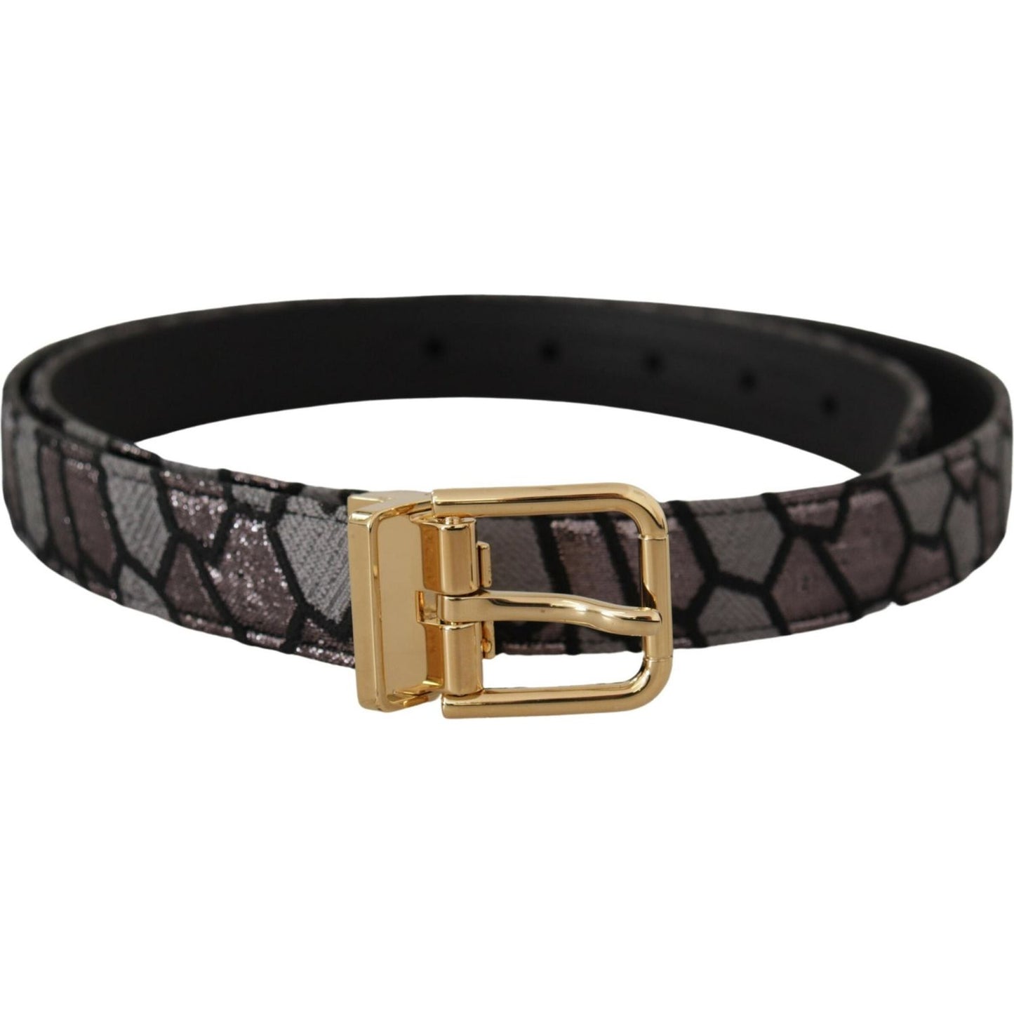 Multicolor Leather Statement Belt