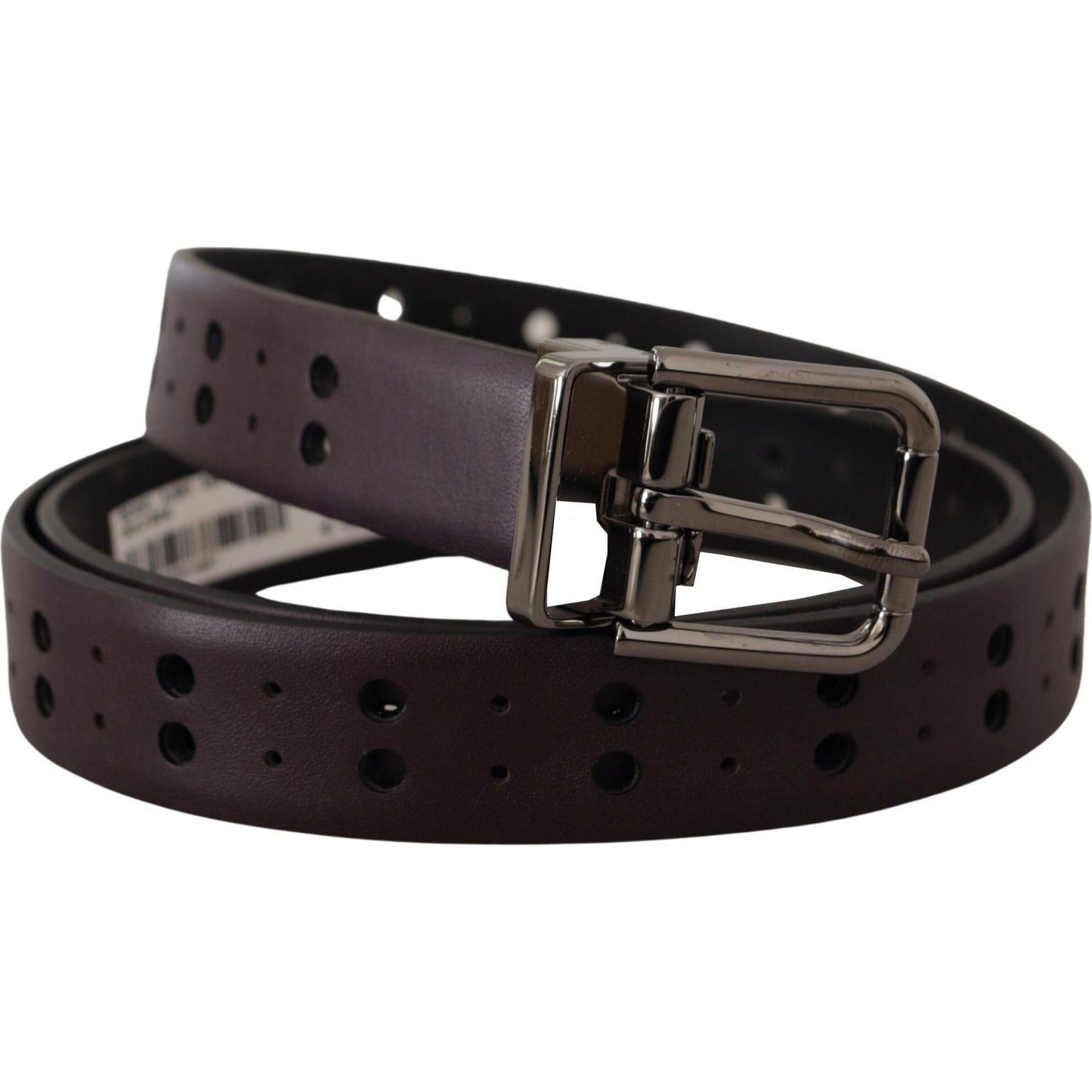 Burgundy Elegance Leather Belt