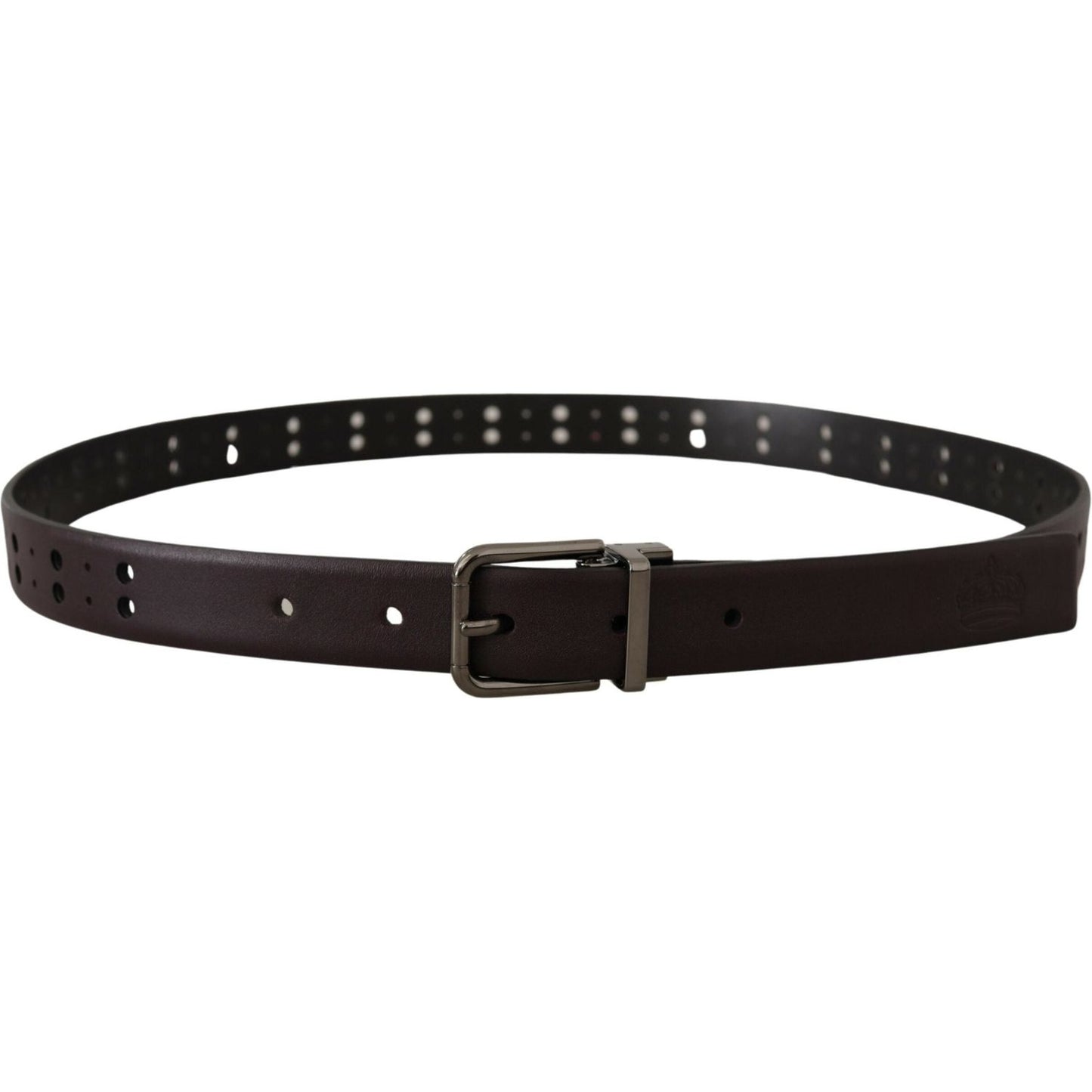 Burgundy Elegance Leather Belt