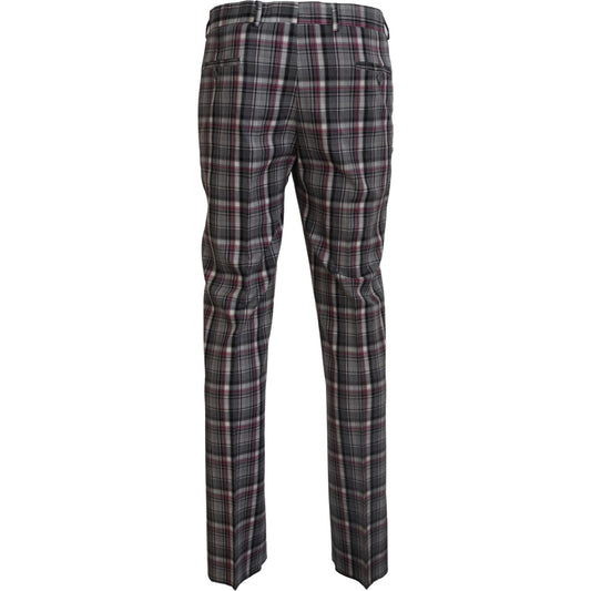 BENCIVENGA Checkered Couture Chino Pants for Men BENCIVENGA