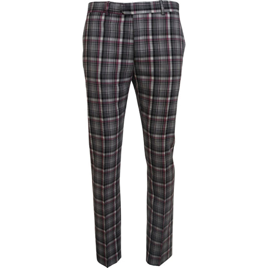 Checkered Couture Chino Pants for Men