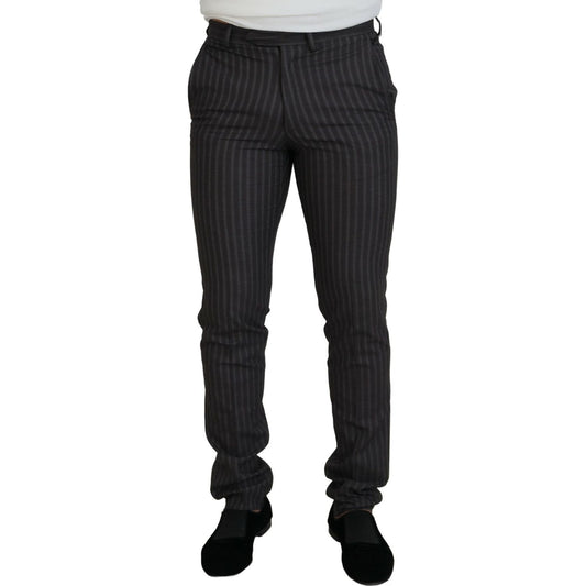 Elegant Striped Dress Pants for Men