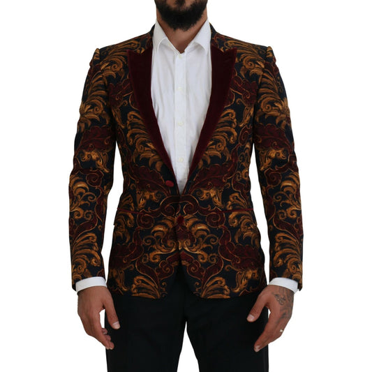 Elegant Multicolor Wool Blend Blazer