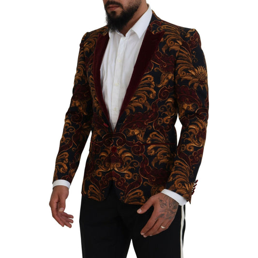 Elegant Multicolor Wool Blend Blazer