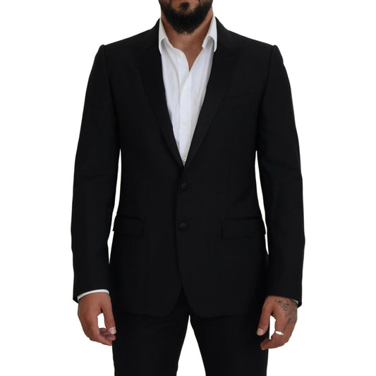 Elegant Martini Black Formal Blazer