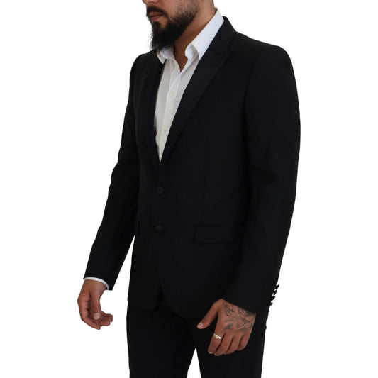 Elegant Martini Black Formal Blazer