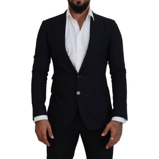 Elegant Black Single-Breasted Blazer