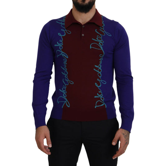 Multicolor Virgin Wool Silk Pullover Sweater