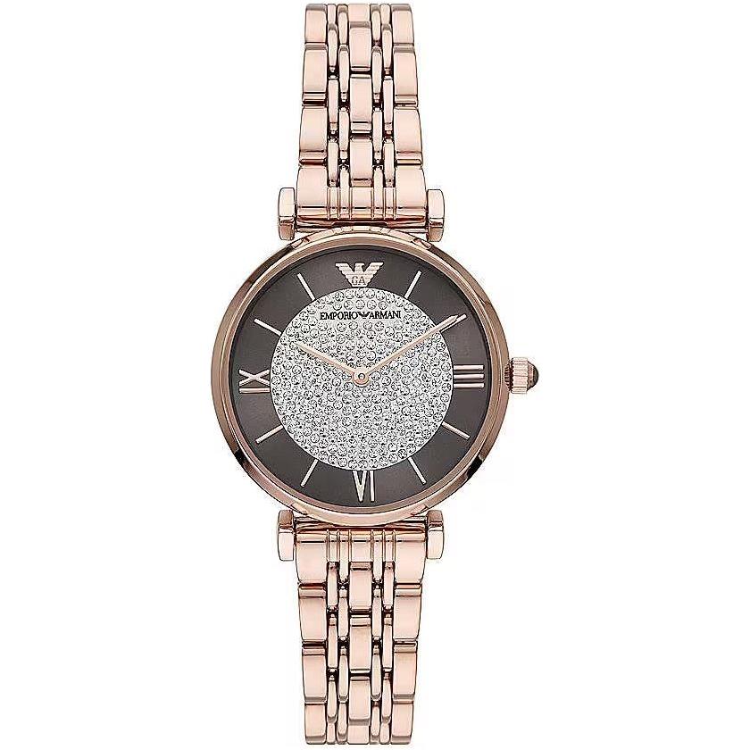 Emporio Armani Bronze Steel Quartz Watch