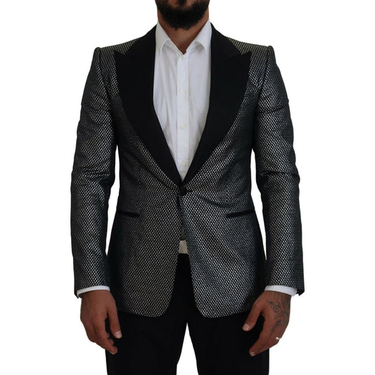 Elegant Jacquard Single Breasted Blazer