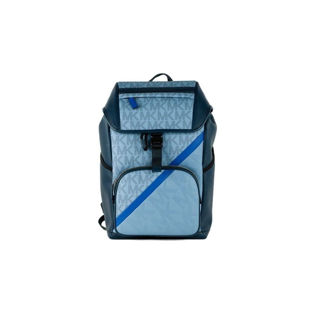 Front view with bag zipped and handles upright.