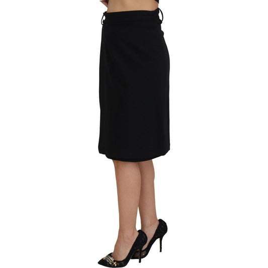 Elegant High Waist Pencil Skirt