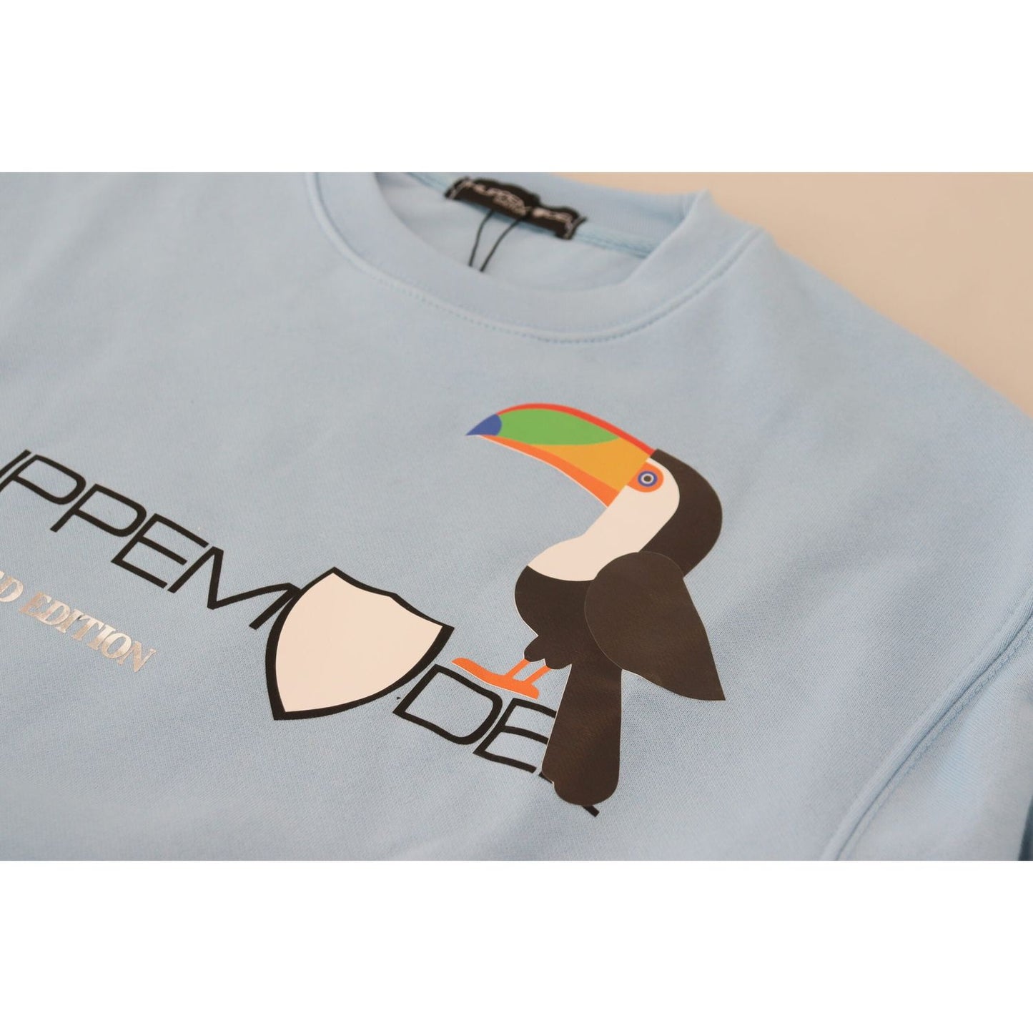 Philippe Model Light Blue Logo Printed Long Sleeves Sweater Philippe Model