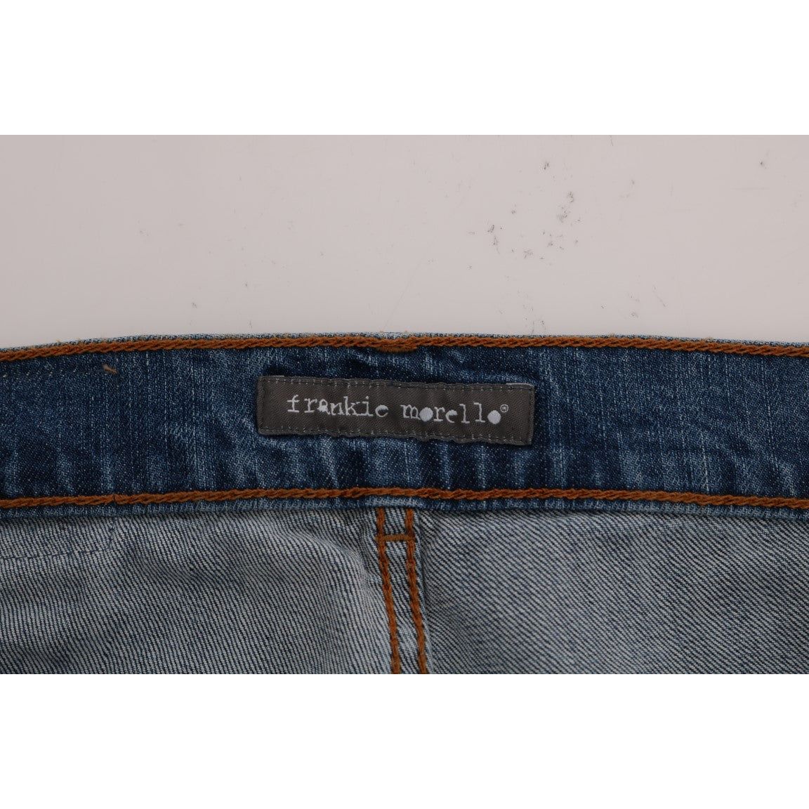 Svelte Italian Denim - Slim Fit Blue Jeans